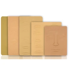 3D Силиконовый Перманентный макияж, татуировка, тренировка, поддельная кожа, пустые глаза, губы, лицо, для микроблейдинга, татуировка, машина для начинающих