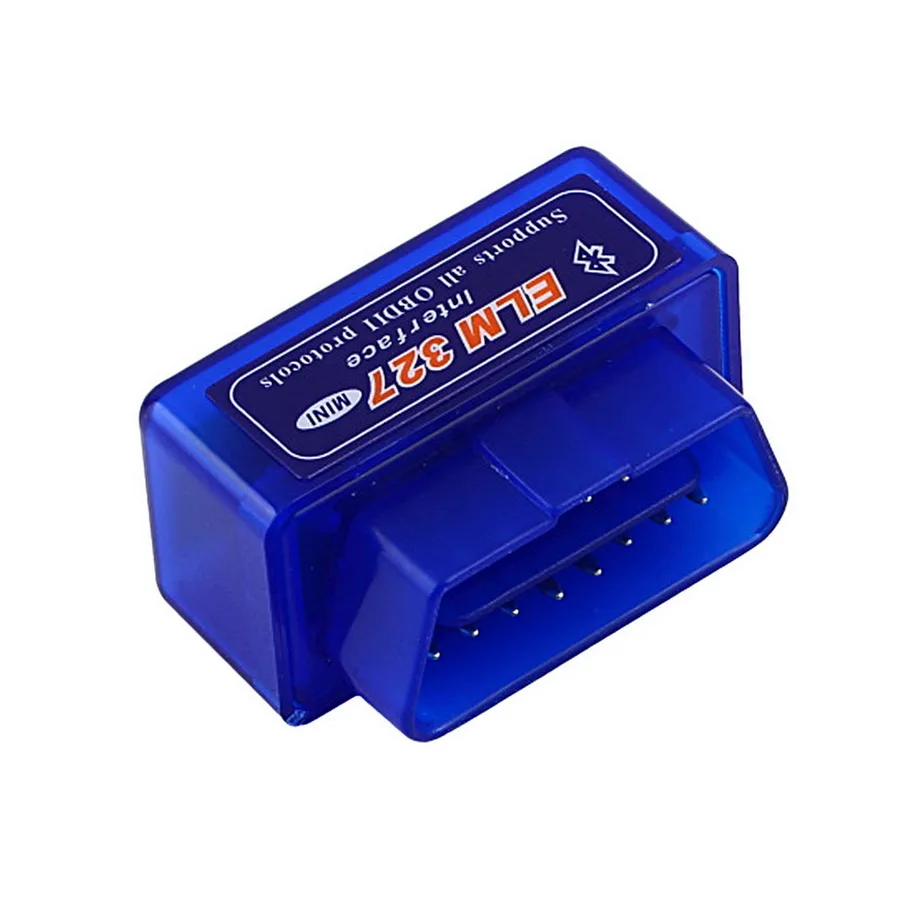 Инновационный мини портативный ELM327 V2.1 OBD2 II Bluetooth диагностический авто интерфейс сканер Синий Премиум ABS диагностический инструмент