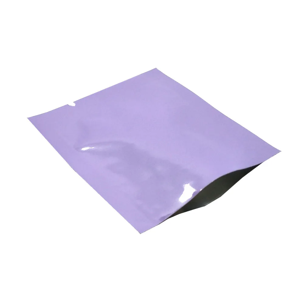5x5cm 开口铝箔袋 浅紫色 D