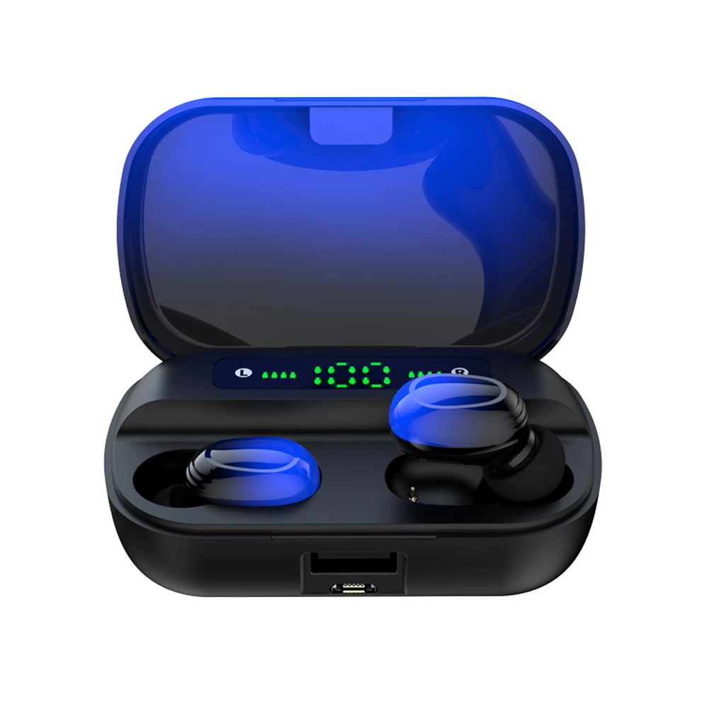 Мини Bluetooth 5,0 в подарок, для ушей стерео с зарядным устройством для бега Шум шумоподавления игровые спортивные хэндс-фри Беспроводной наушники