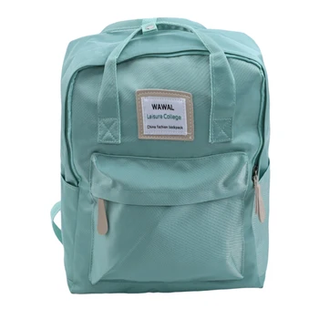 

New Teenage Girls Canvas Student School Bags Fashion Simple Wild Ladies Backpack Small Fresh College Campus Backpack For Female