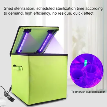

Portable UV Ozone Sanitizer Box Germicidal Sterilizer Bag LED Disinfection Cleaner for Mask Phone Gloves Bottle Toys New Apr13