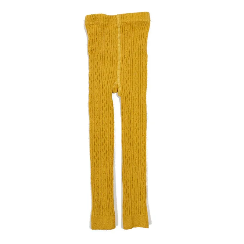 Осенние Мягкие штаны для маленьких девочек; леггинсы; Детские милые эластичные однотонные брюки с принтом; штаны - Цвет: Y
