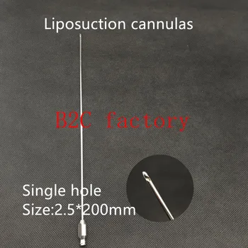 

1pcs Single Hole LIPOSUCTION cannula Malleable for Facial,Plastic Surgery Beauty tools