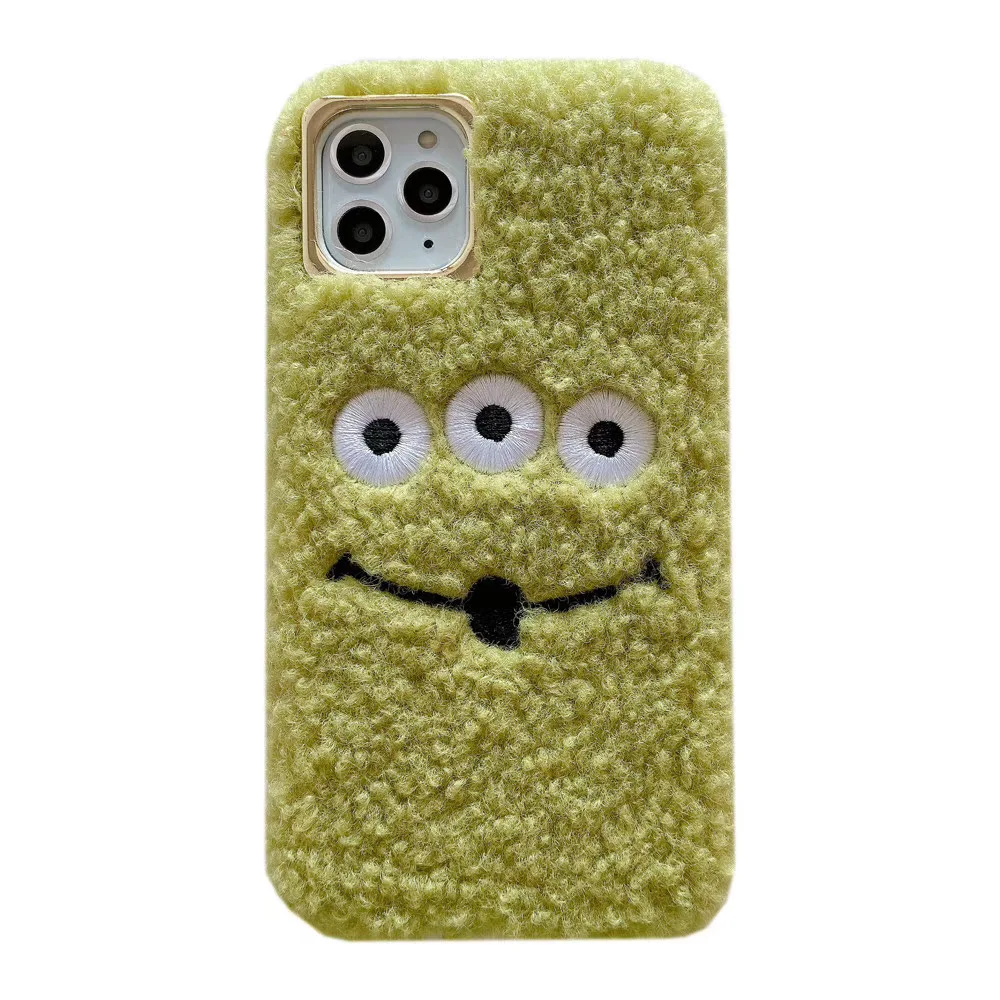 Для iphone 11Pro стильная футболка с изображением персонажей видеоигр 3D вышивка чужой Салли обувь с плюшевой подкладкой ручной Мягкая обложка для iphone MAX XS XR 7 8plus чехлы для телефонов - Цвет: 1