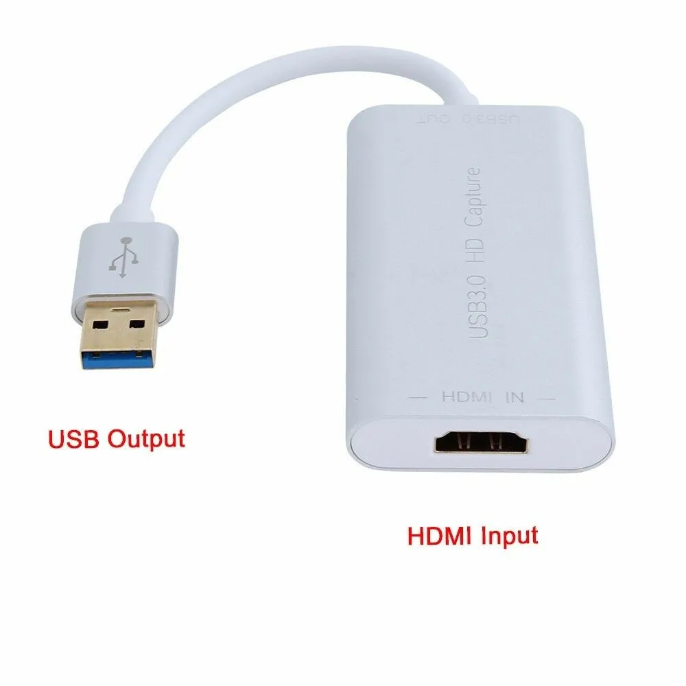 Кабель-адаптер HDMI к USB 3,0 карта видеозахвата адаптер 1080P HD Регистраторы коробка для microsoft Windows 7/8/8,1/10, Mac OS X zz6