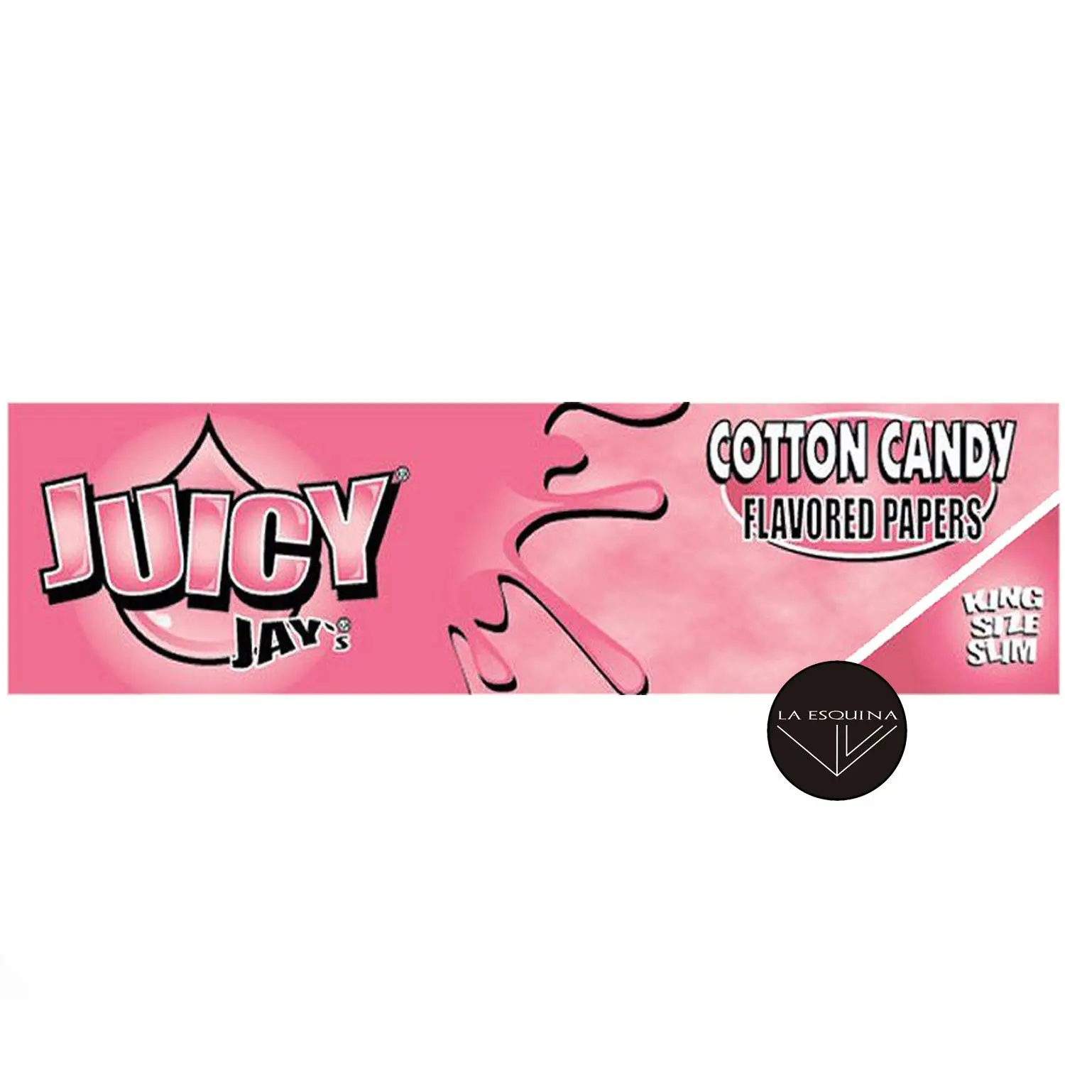 Buen valor Papel JUICY JAY'S King Size Cotton Candy 110mm xmQKMGzRKdr