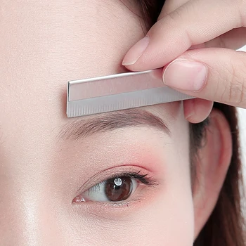 

Make Up Tool New 5Pcs Eyebrow Razor Blade Stainless Steel Eyebrow Trimmer Blade Brow Shaving Trimmers Hair Removal Scraper