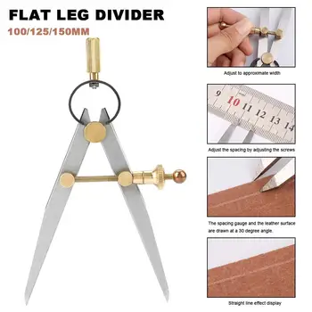 

High Quality DIY Wing Divider Leather Craft Rotating Scratch Leathercraft Furniture Compasses DIY Sewing Handmade Tools