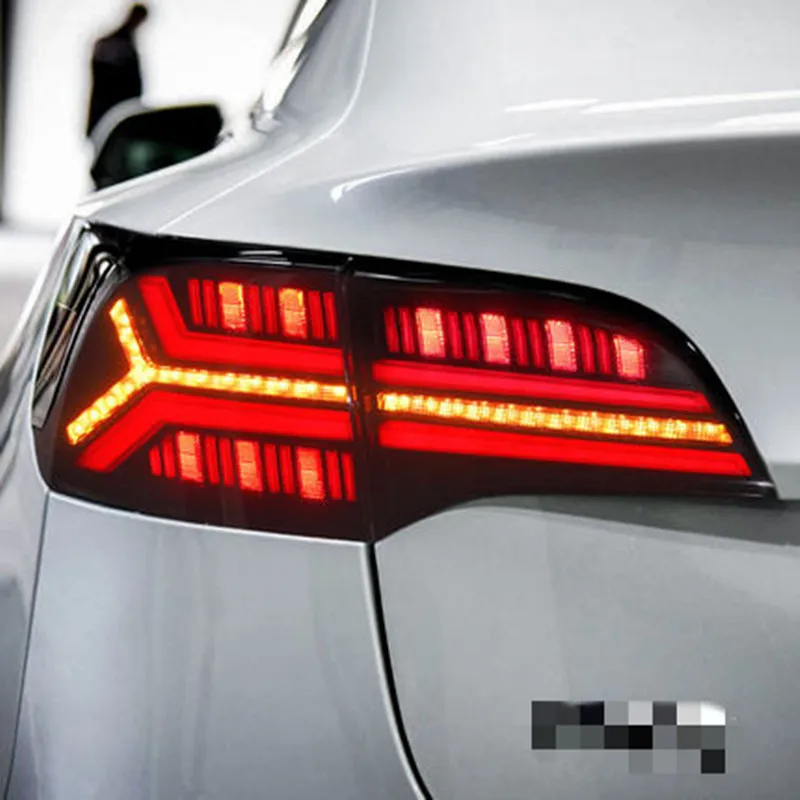 

LED Tail Light Rear bumper lamp for Tesla model 3 Y turn Signal brake Stop accesorios coche