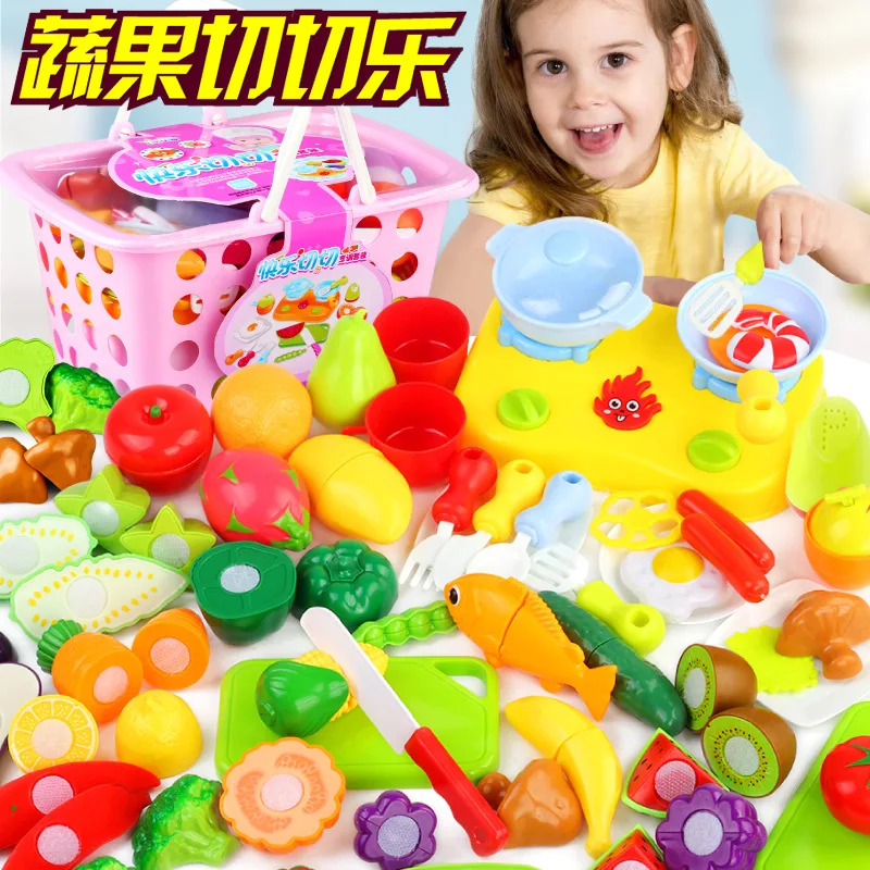 

Zhi en bao 30 Pieces Fruit Cut Birthday Cake Children Play House Kitchen Kitchenware GIRL'S Decoration Toy