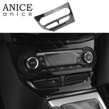 LHD углеродное волокно Цвет Кондиционер панель управления крышки отделка Подходит для Ford Focus 2012- ABS MK3 левая сторона