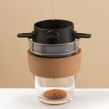 

Reusable Coffee Filter Mesh Drip Stainless Steel Coffee Maker Machine Funnel Cup Cafe Brewer Coffee Tea Holder Coffee Dripper