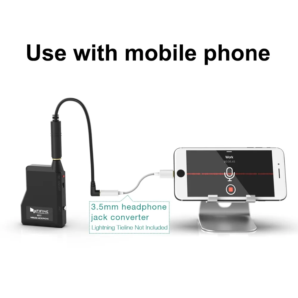 microfone fone de ouvido microfone k037b