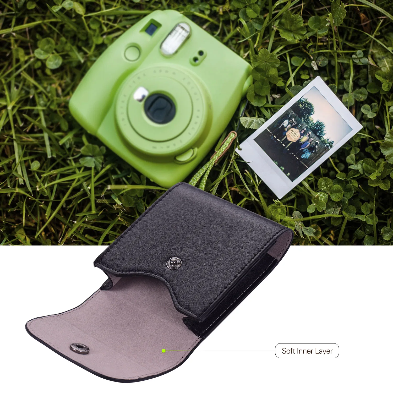Для fuji пленка Instax Mini Сумка водонепроницаемая из искусственной кожи сумка для
