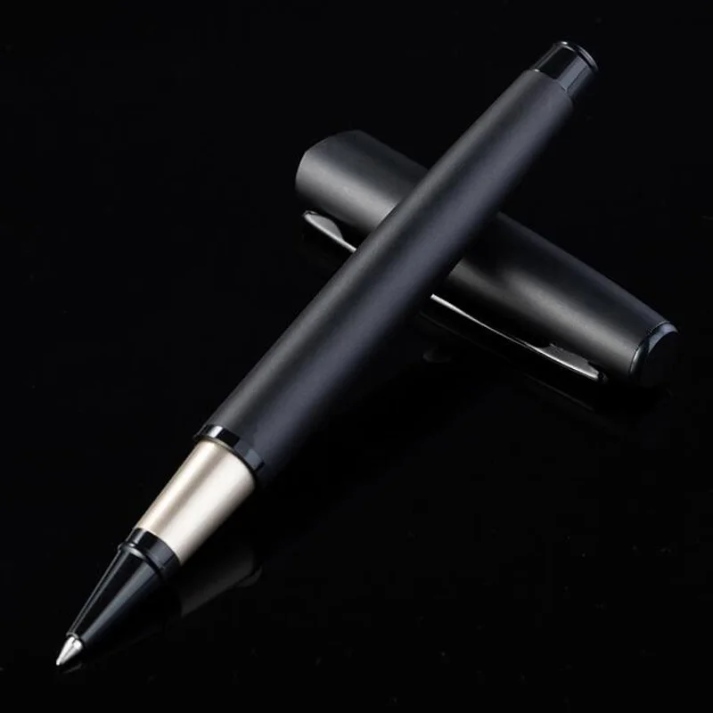 Brand New 07 Metal Ball Point Pen Matte Black Signature Ink Pens Business Office School Supplies Writing