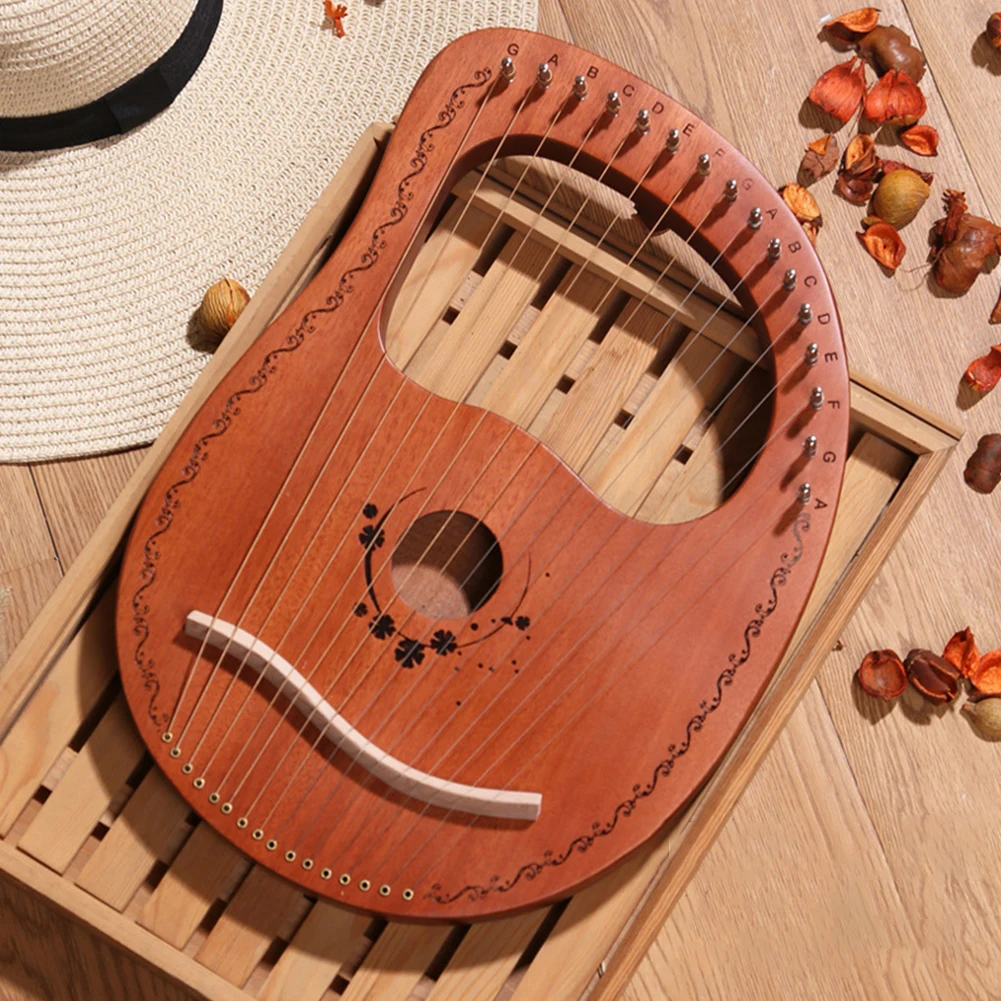 Звук Музыкальный инструмент практика мини дети Lier арфа твердой древесины портативный вечерние 10 16 струны профессиональный подарок путешествия