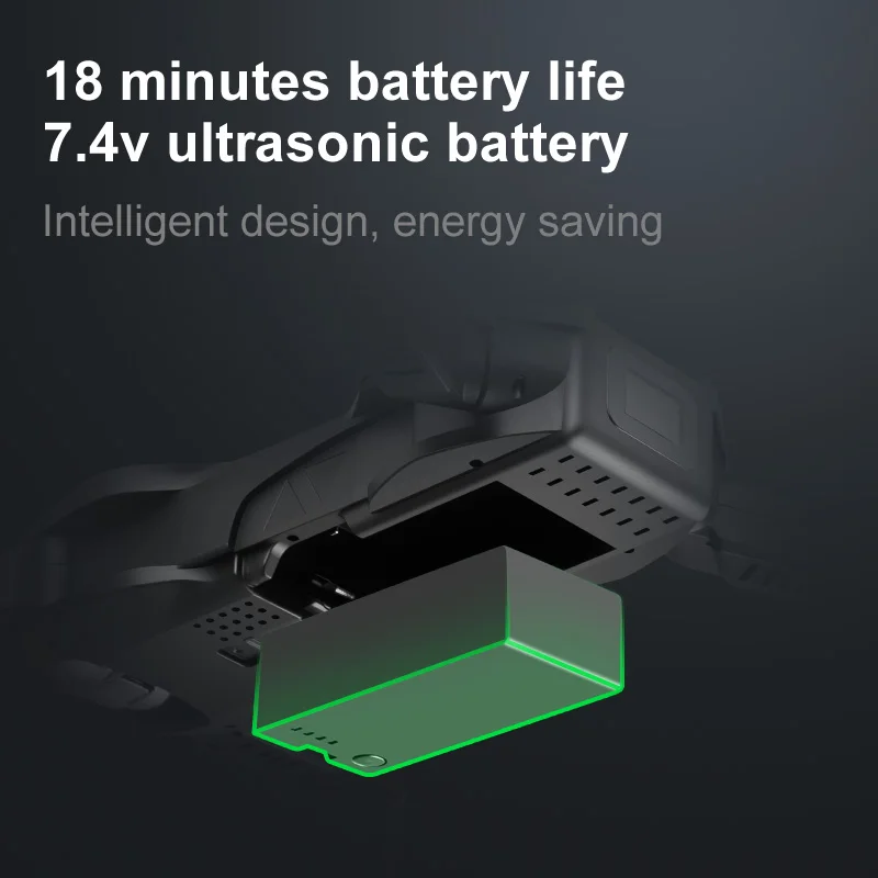 S5 4K Dual Camera Quadcopter Drone With Camera Foldable Quadcopter With Optical-Flow Adjustable Ang