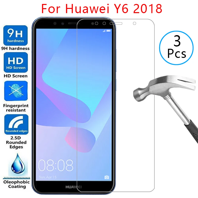 Защитный чехол для huawei y6 prime 2018 закаленное стекло | Мобильные телефоны и