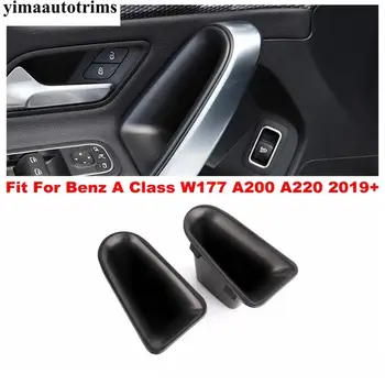 

Car Door Handle Armrest Container Holder Tray Storage Box Organizer Plastic Cover Trim For Benz A Class W177 A200 A220 2019 2020