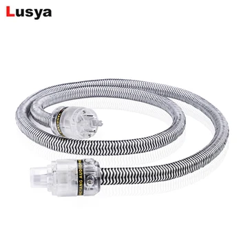 

Audiophile-Grade Power Cord HiFi Audio CD/Bile Tube /Amplifier Power Cable 6n Single Crystal Copper T1577