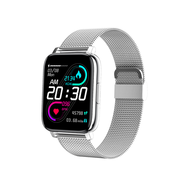 Smart Watch Men 1.69 Inch Full Touch Heart Rate Fitness Tracker Watches For Women Waterproof Sports Smartwatch Android IOS