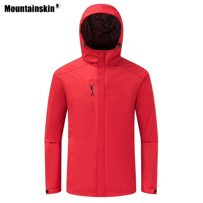 Mountainskin зимние мужские 2 шт. флисовые походные куртки для спорта на открытом