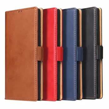 

Luxury Leather Case For Samsung Galaxy Note 10 Magnetic Wallet Flip Card Holder Stand Book Bag Note 10 Protection Cover Carcasa