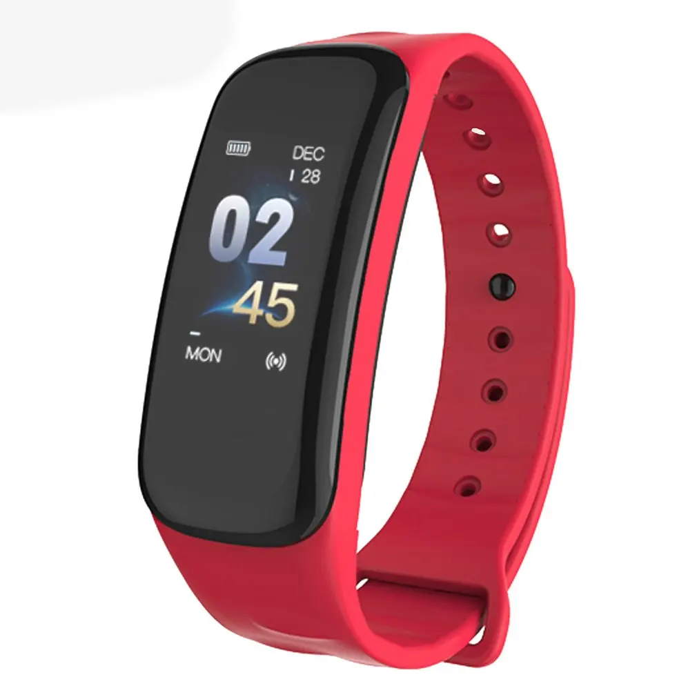 

C1 Bracelet Intelligent Exercise Heart Rate Monitoring Watch Sleep Step Swimming Waterproof