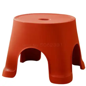 

Small Stool Plastic Stool Bench Household Children's Stool Thickened Cartoon Anti-skid Footstool Footstool Footstool Baby Low St