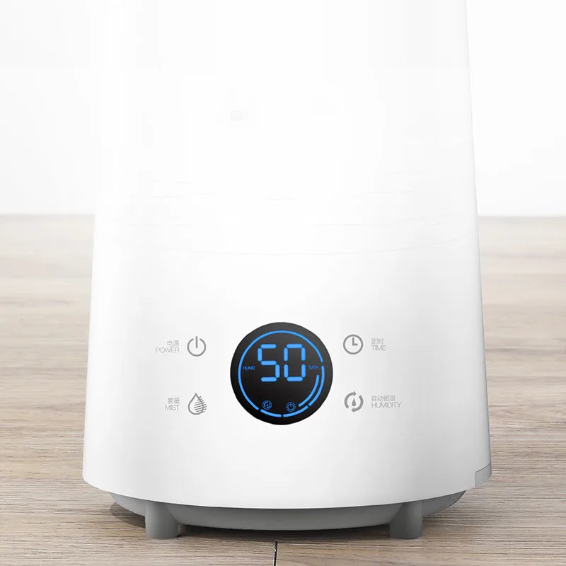 Xiaomi Deerma 25 Вт/4l умный увлажнитель воздуха с сенсорным экраном, стоящий увлажнитель 12 h, регулируемая влажность с дистанционным управлением