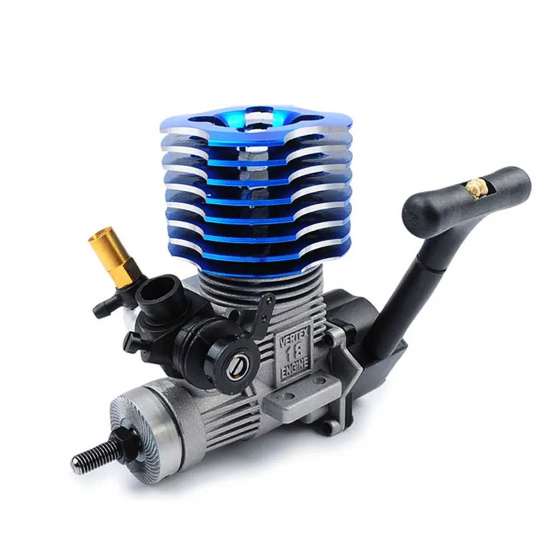 

Taiwan ZhongYang Level 18 Methanol Engine (Without Gearing And Hot Fire Head) Educational Toy Gift For Kid -Random Blue / Purple