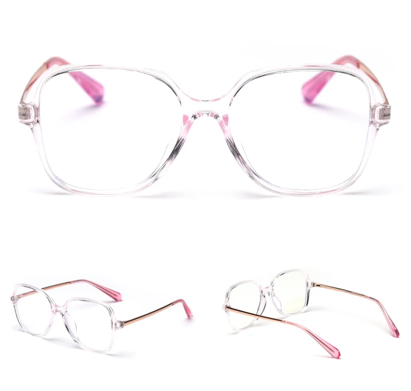Peekaboo квадратный синий светильник мужские очки с оптической оправой прозрачный близорукость очки Женская оправа tr90 Половина металла