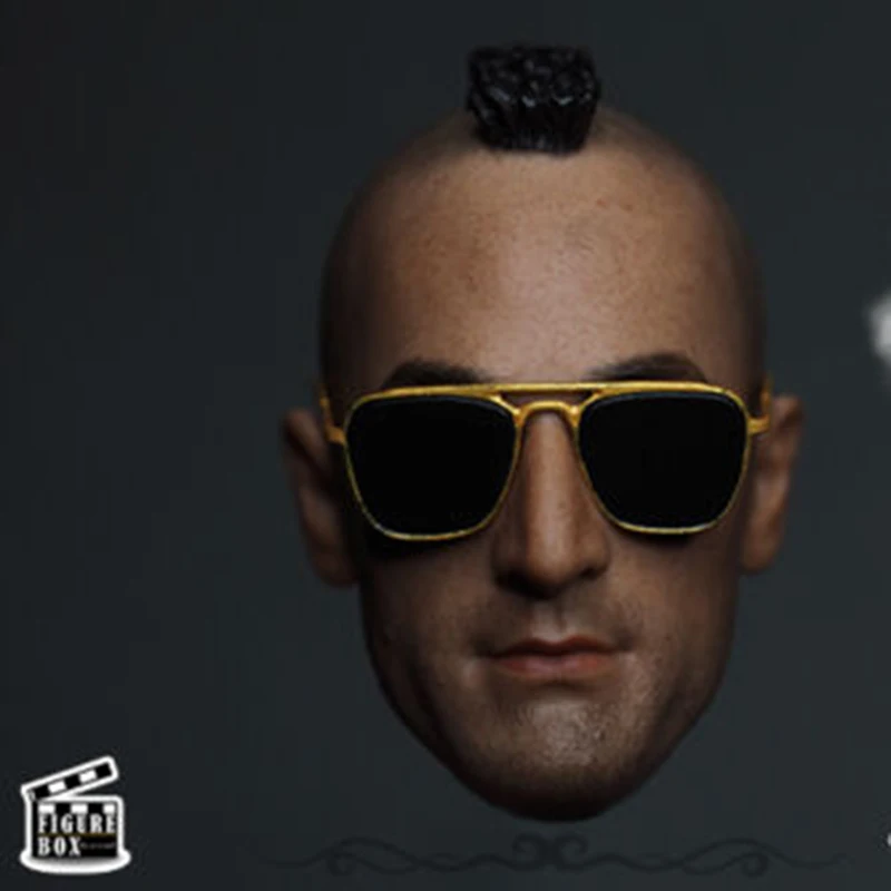 

1/6 FIGURE BOX The Driver Male Head Carving Sculpt W/Sunglasses for 12" Action