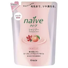 Шампунь для сухих волос сменый блок «Naive» Kracie, 400 мл