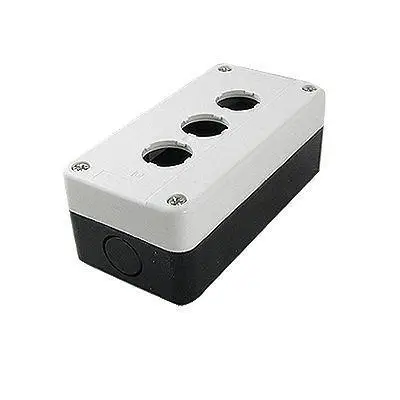 

Plastic 3 Switch 22mm Push Button Control Station Case Box