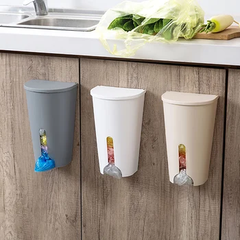 

Household Garbage Bag Storage Rack Kitchen Bedroom Bathroom Garbage Bag Storage Box Cabinet Door Box