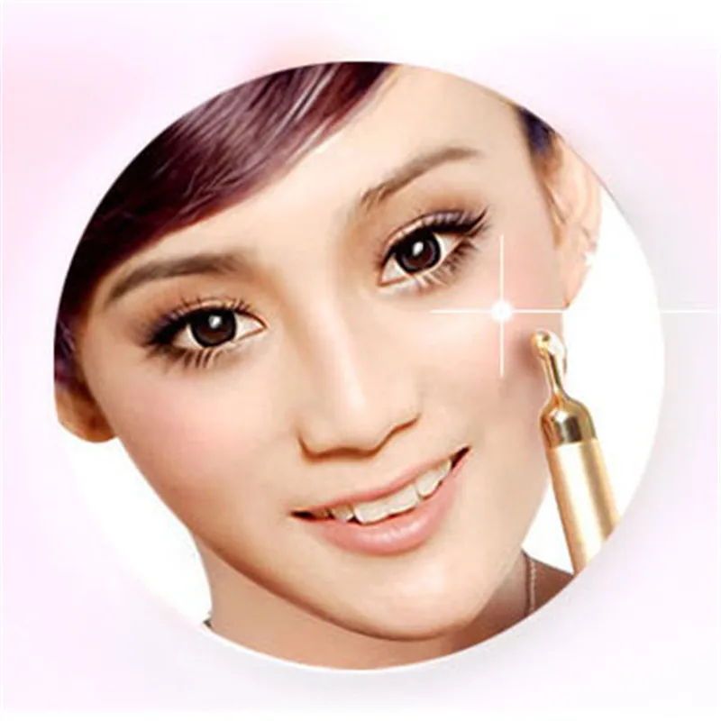 Waterproof Slimming Electric Beauty Bar Golden Face Massage Roller Care Vibration Facial Massager