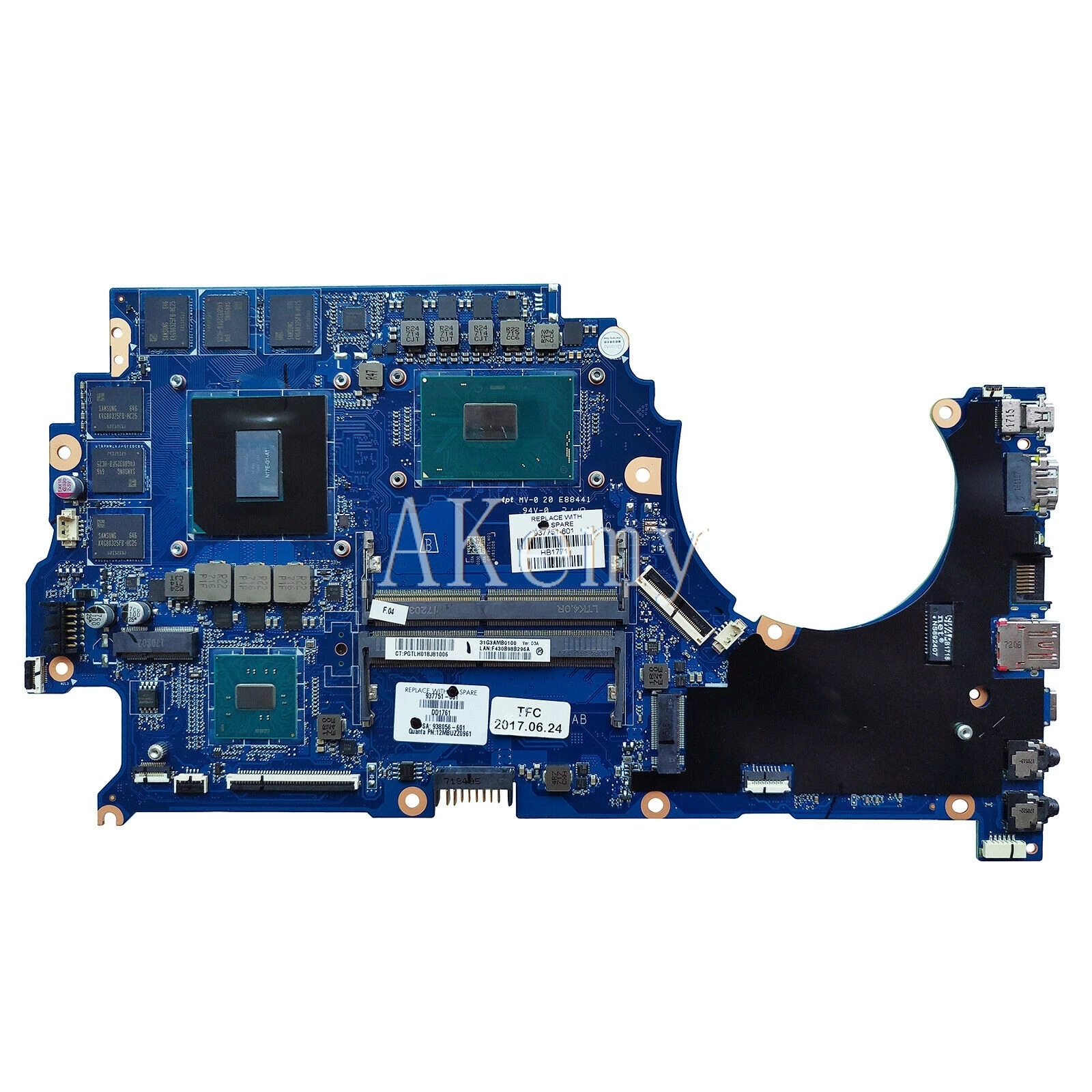 Akemy L10770 601 For Hp Omen 15t Ce100 15 Ce Laptop Motherboard Dsc Gtx 1060 6gb I7 8750h Dag3aembcd1 Laptop Motherboard Aliexpress
