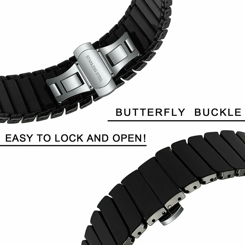 Ремешок 22 мм для samsung Galaxy Watch 46 мм из нержавеющей стали сменный ремешок для наручных часов ремешок для samsung gear S3