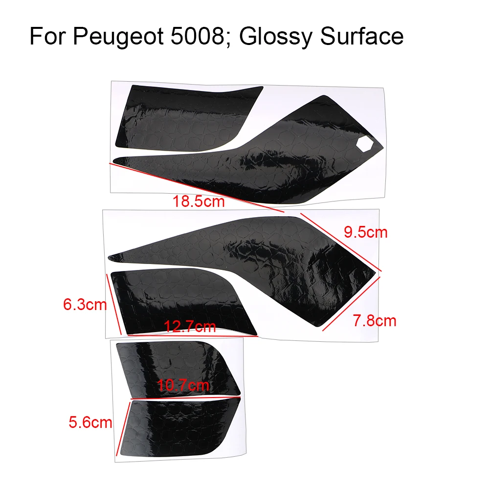 5008 Glossy Surface YOSOLO 1 Набор для peugeot 3008 4008 5008 сотовый задний фонарь наклейка пленка Модифицированная Автомобильная наклейка внешние аксессуары - Название цвета: 5008 Glossy Surface