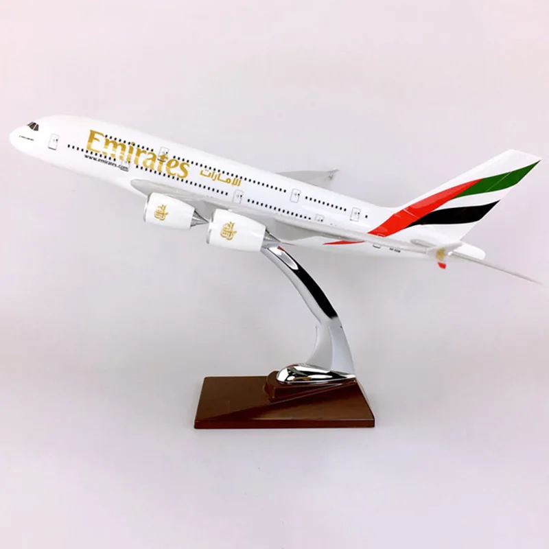 36 см авиационный самолет ОАЭ 1:200 Airbus A380-800 Модель литья под давлением с базовым сплавом самолет Коллекционная игрушка самолет