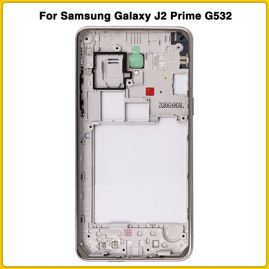 10 шт. G532 задний Чехол для samsung Galaxy J2 Prime G532 G532F средняя рамка+ задняя крышка батарейного отсека