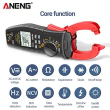 

ANENG ST191 Clamp Meter High Precision True RMS 6000 Counts Clamp Multimeter AC/DC Voltage Voltmeter Auto Range Tester