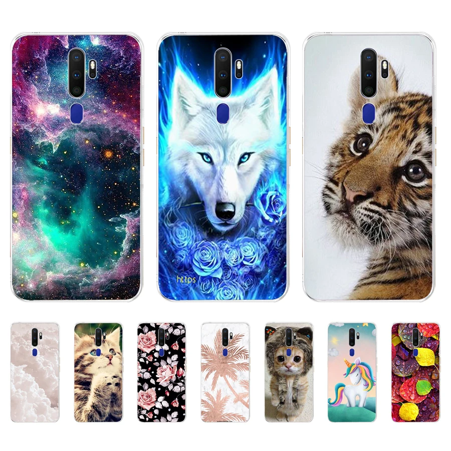 Чехол для Oppo A9 A5 2020 чехол из мягкого ТПУ классный телефона s задняя крышка