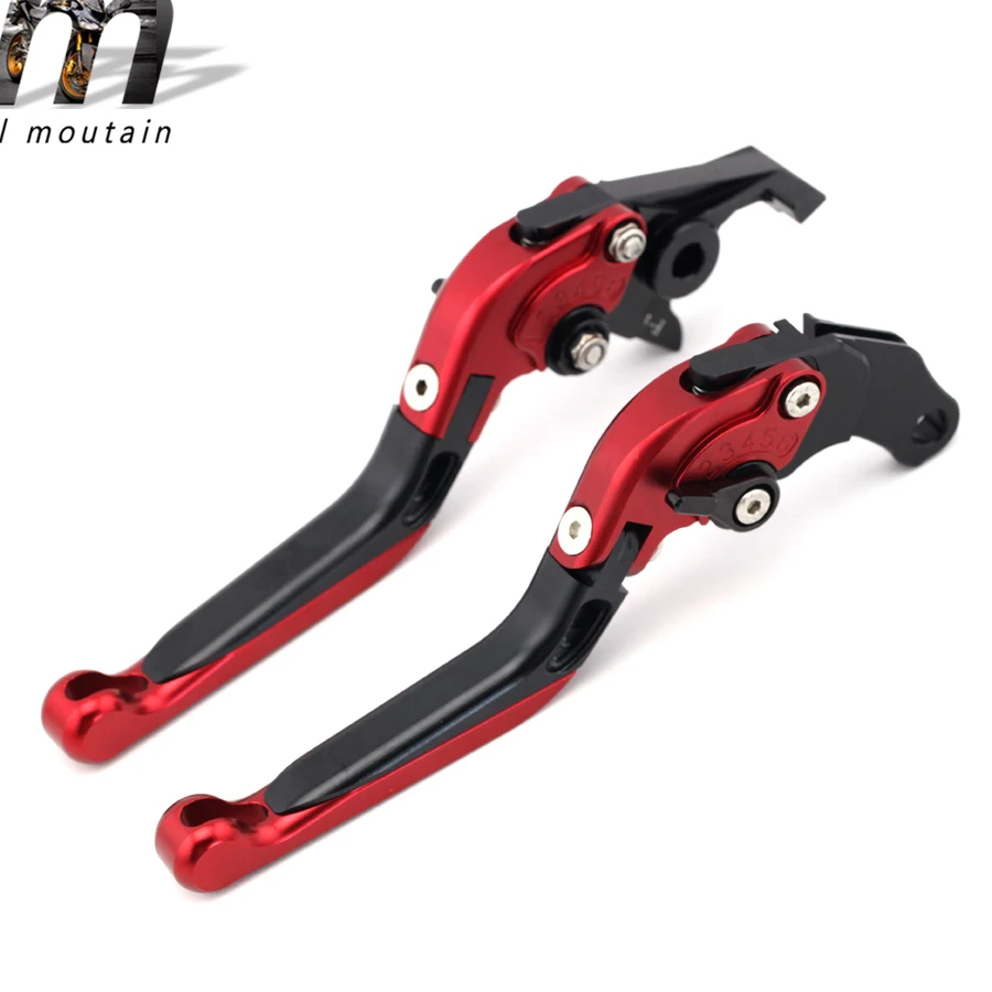 Тормозной рычаг сцепления для SUZUKI GSX400F GSX750 GSF600 GS500E GS50F GSF600 N/S Мотоцикл Регулируемый складной выдвижной красный