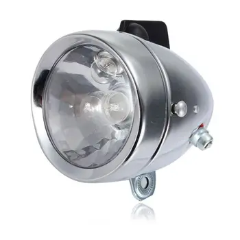 

OILEJVS Vintage Bicycle Motorized Bike Friction 12V 6W Generator Headlight Tail Light