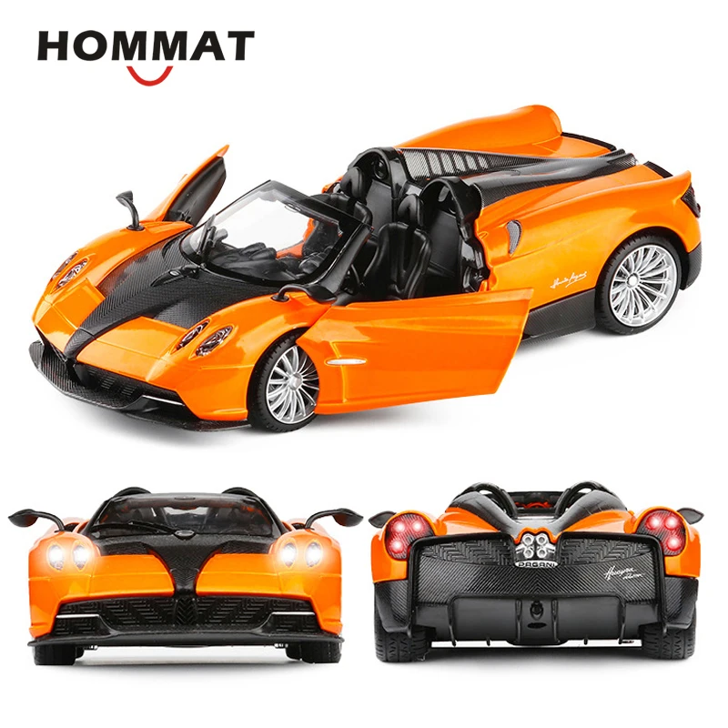 HOMMAT 1:24 Pagani Huayra Roadster модель автомобиля сплав металлическая модель автомобиля игрушка Моделирование литые Автомобили Модель автомобиля коллекционный подарок