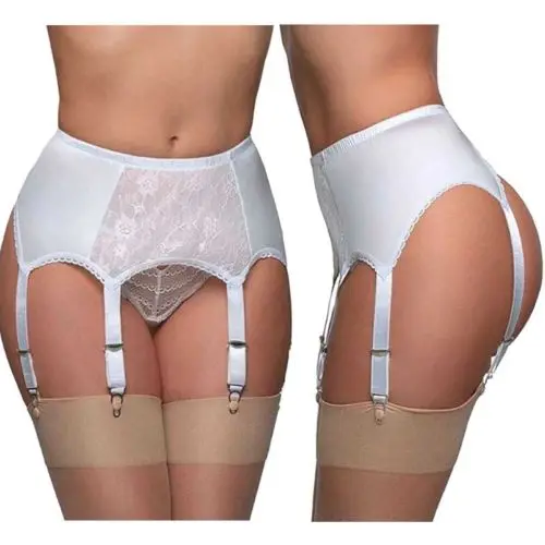 Fashion Lady 1Pc Women Sexy Leg Garter Belt Elastic Cage Body Hollow Leg Garter Belt Sexy 6-claw Garter Suspender Strap