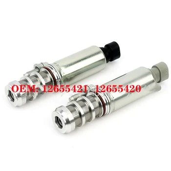 

2 pcs/lot Intake & Exhaust Oil Control Timing Valve Solenoid VVT 12655420 12655421 For Chevrolet- Captiva Equinox GMC- Terrain